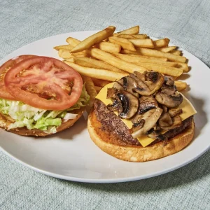 Mushroom Cheeseburger